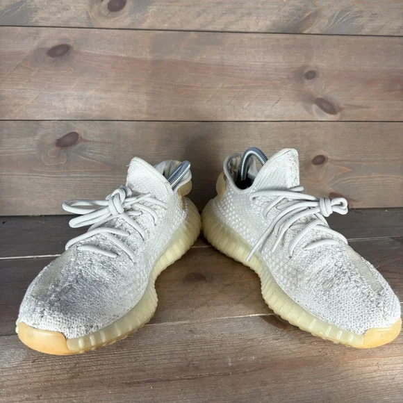 adidas yeezy boost 350 v2 light mens size 8.5 shoes gray comfort sneakers
